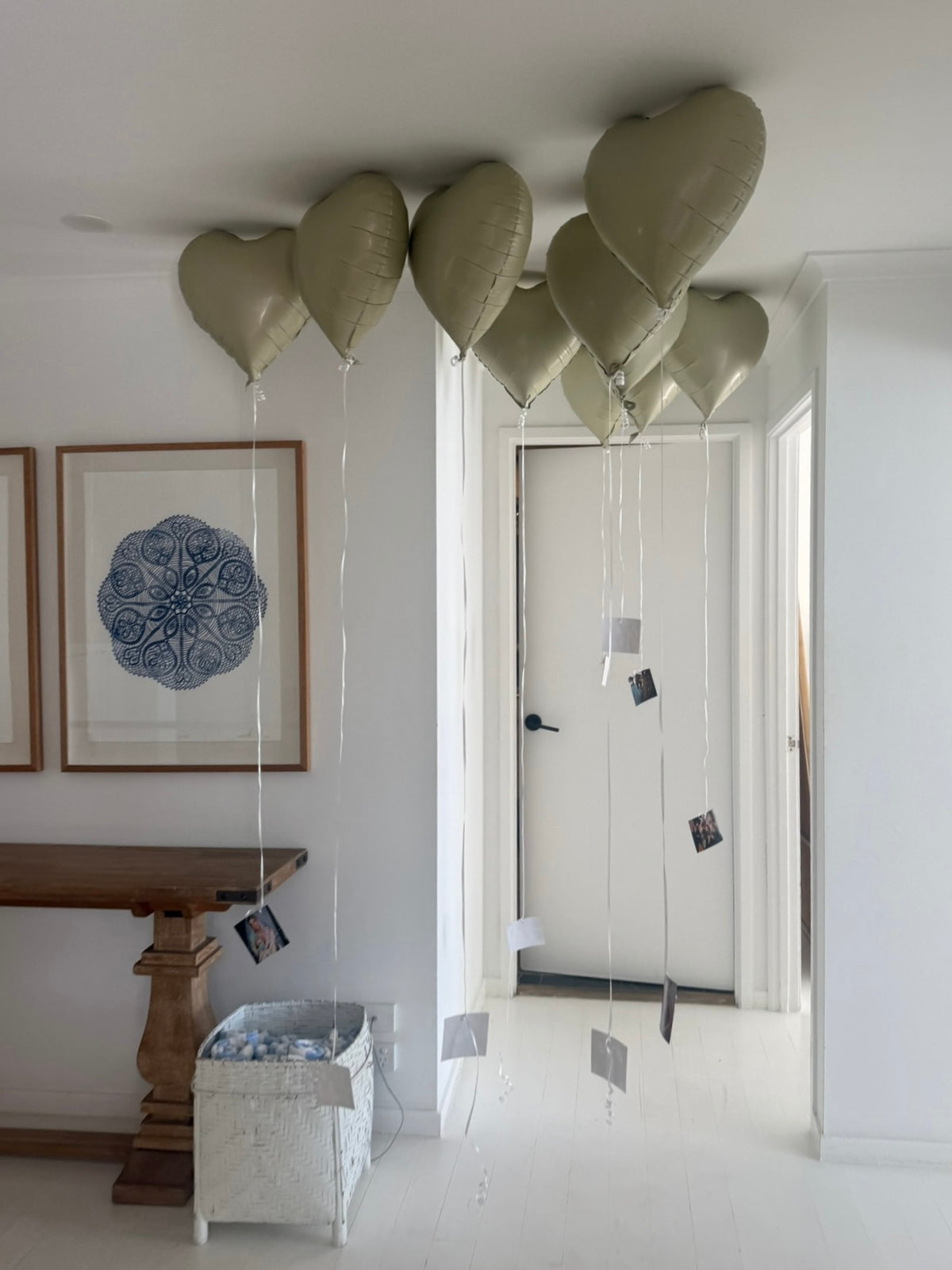 Foil Heart Balloons 5 Pack