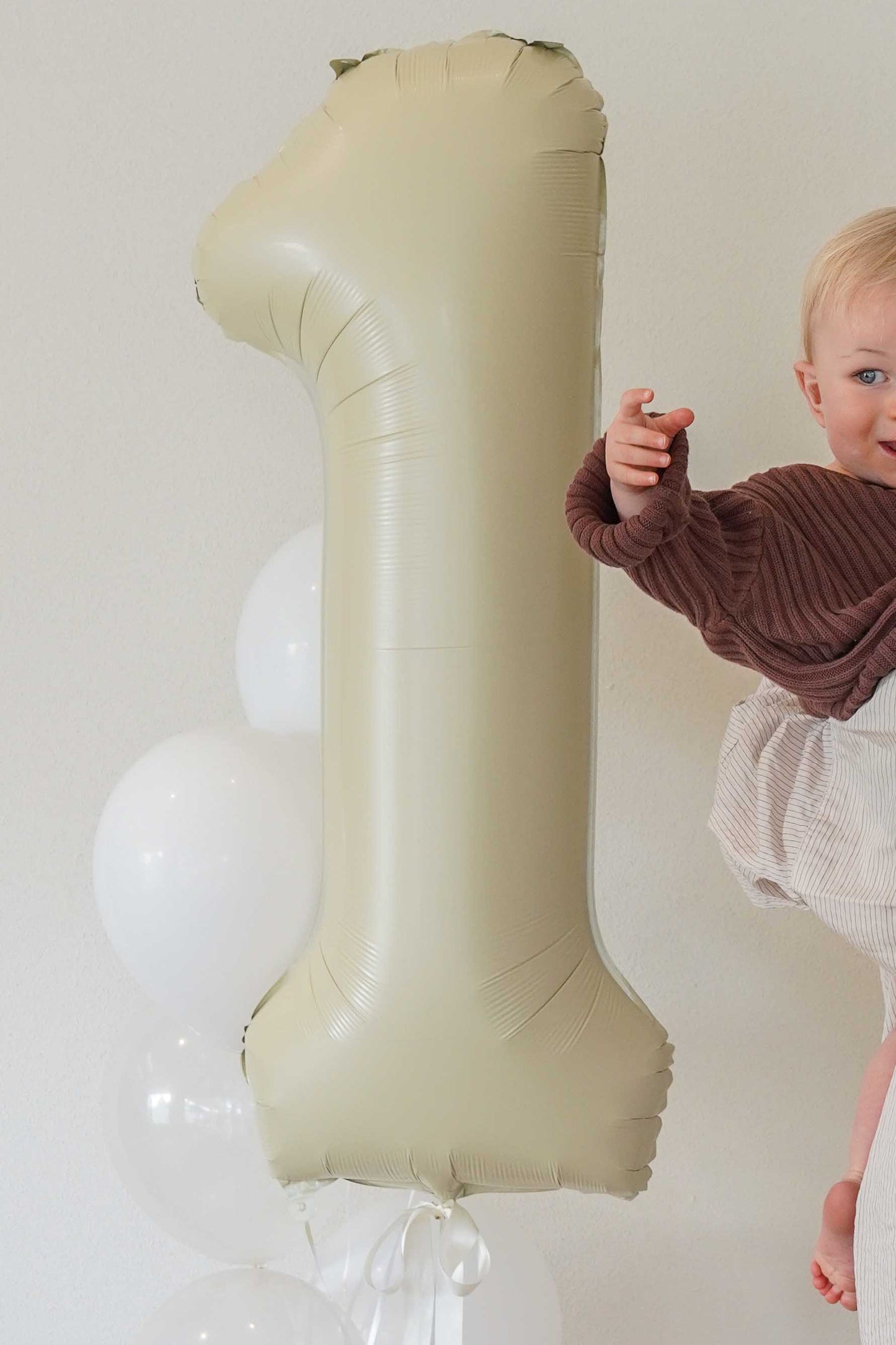 Foil Number Balloons – Milk