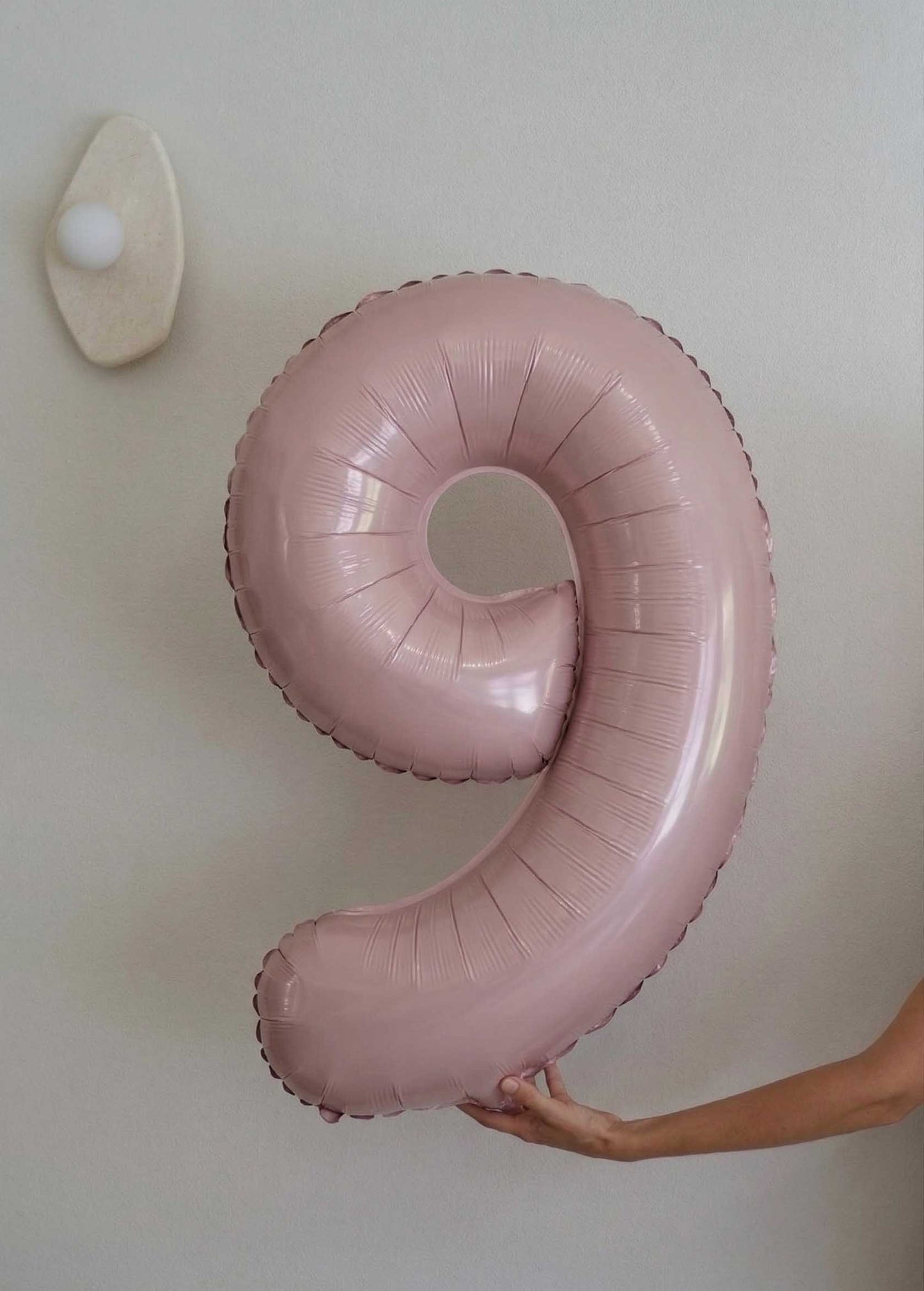 Foil Number Balloons – Poppy Pink