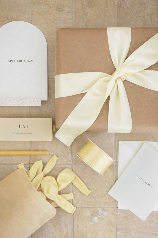 Birthday Celebration Essentials Pack – Butter Yellow