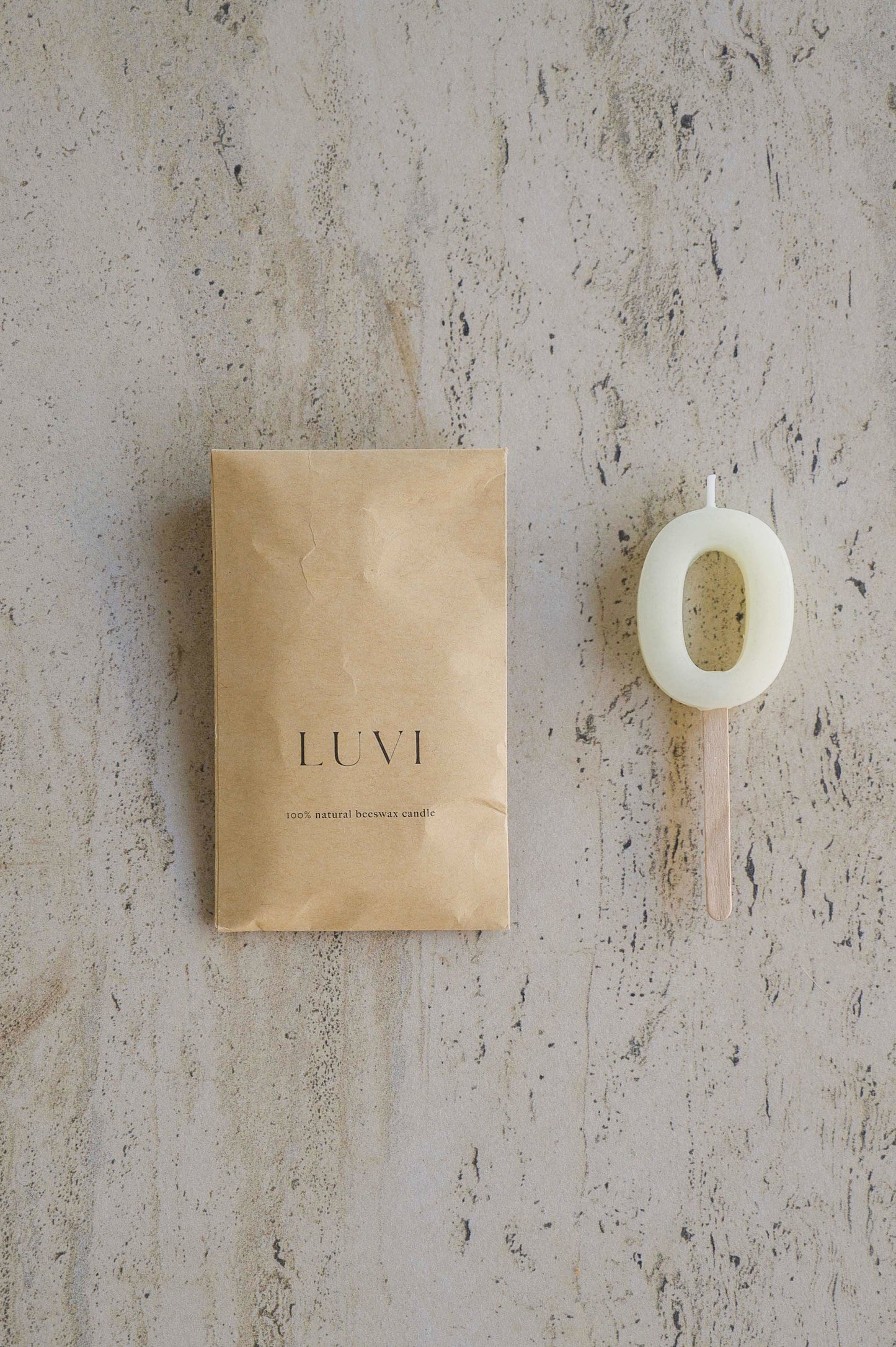 Beeswax Number Candles – Milk