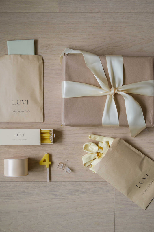 Kids Birthday Essentials Pack – Butter Yellow