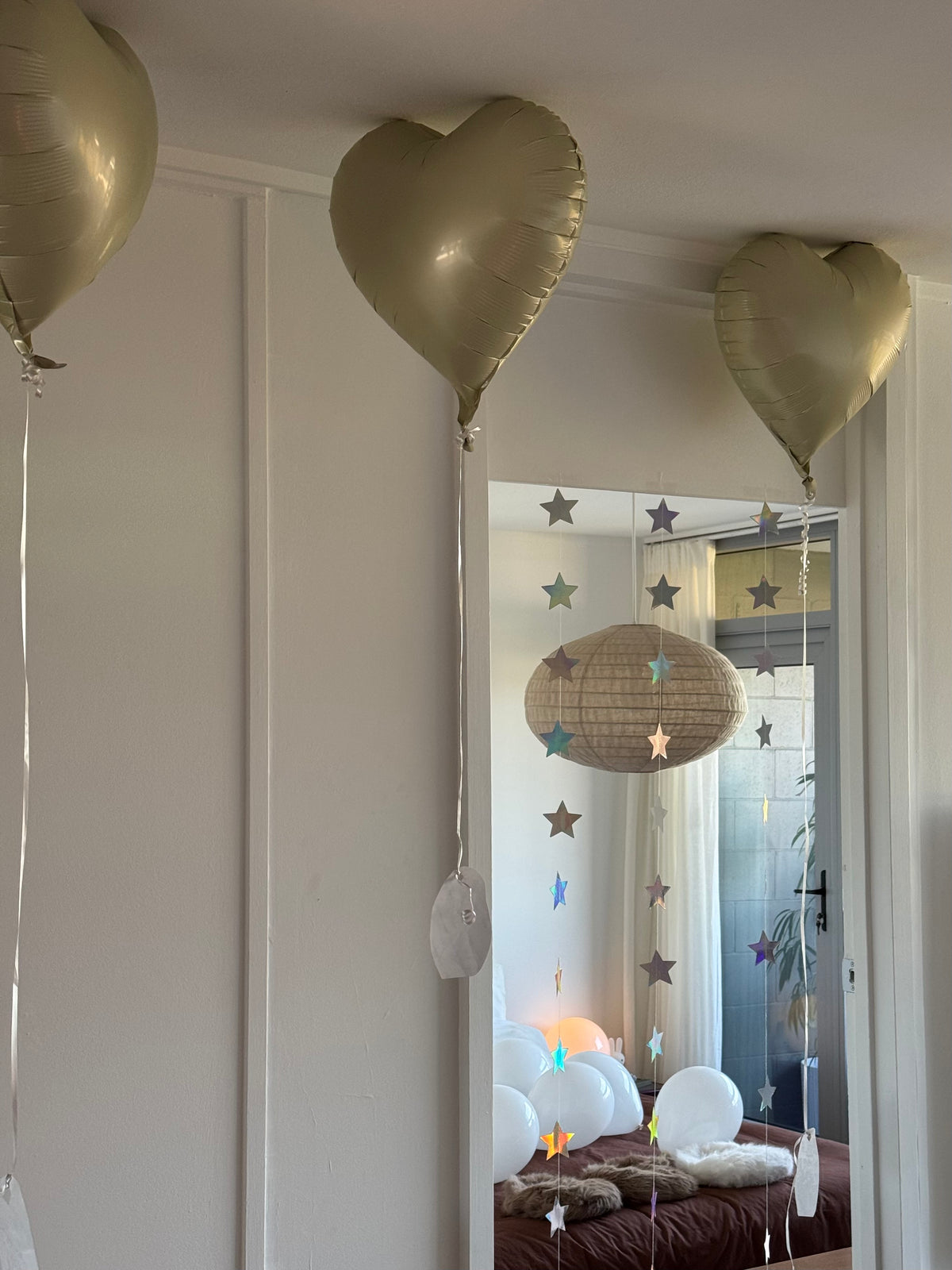 Foil Heart Balloons 5 Pack