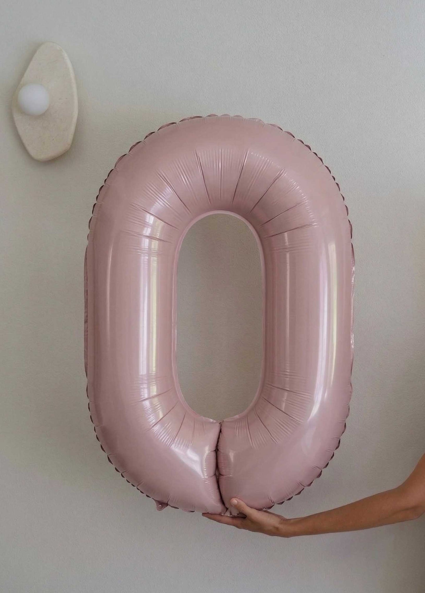 Foil Number Balloons – Poppy Pink
