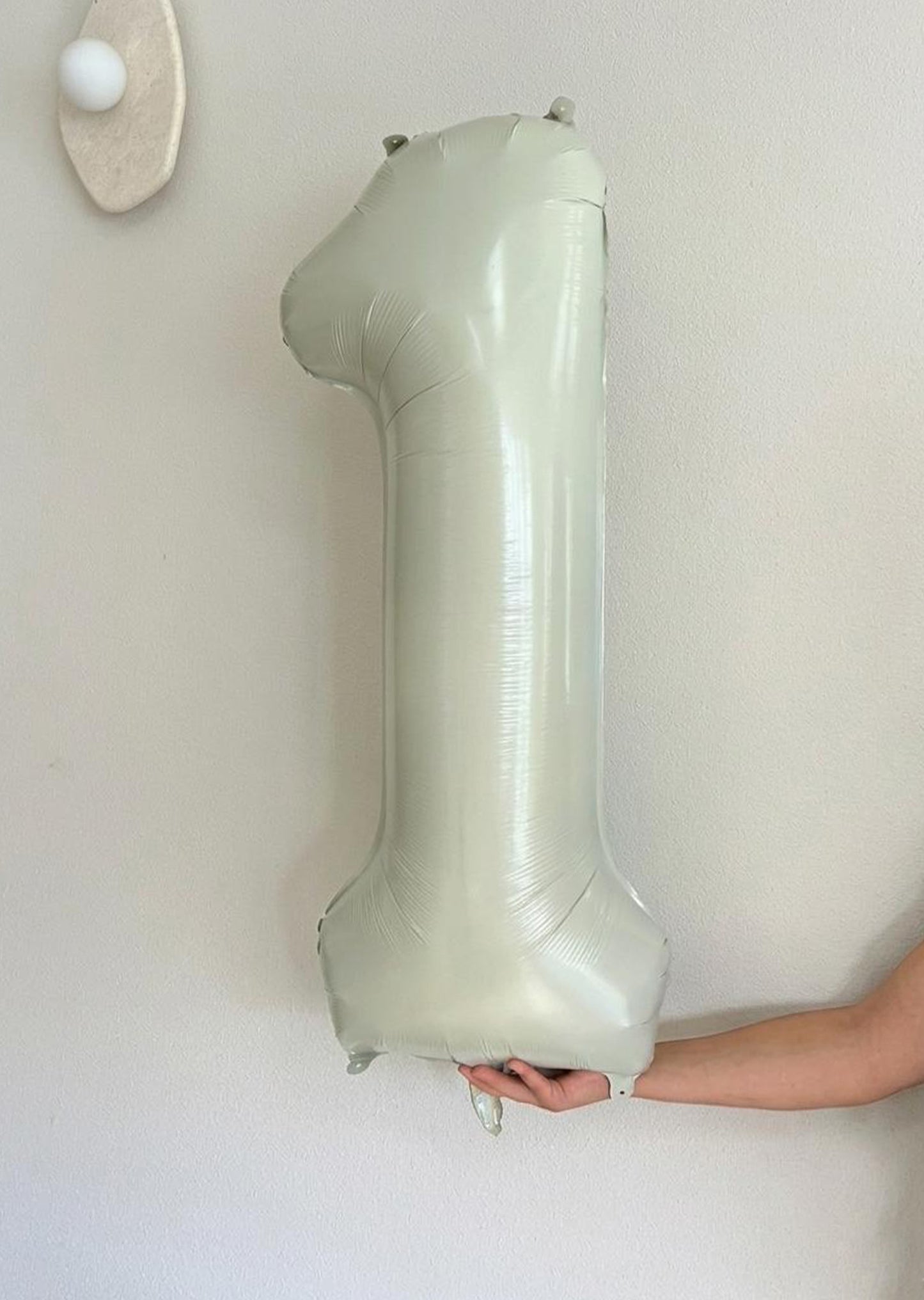 Foil Number Balloons – Milk