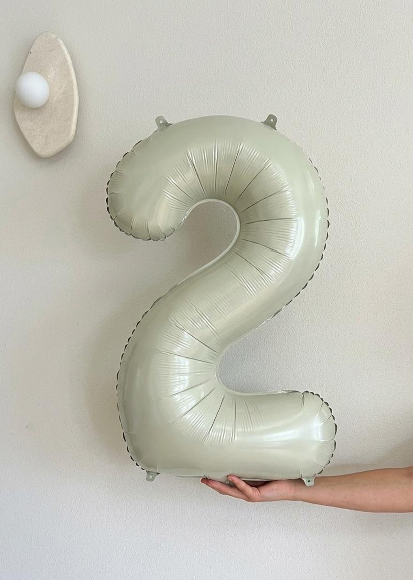 Foil Number Balloons – Milk