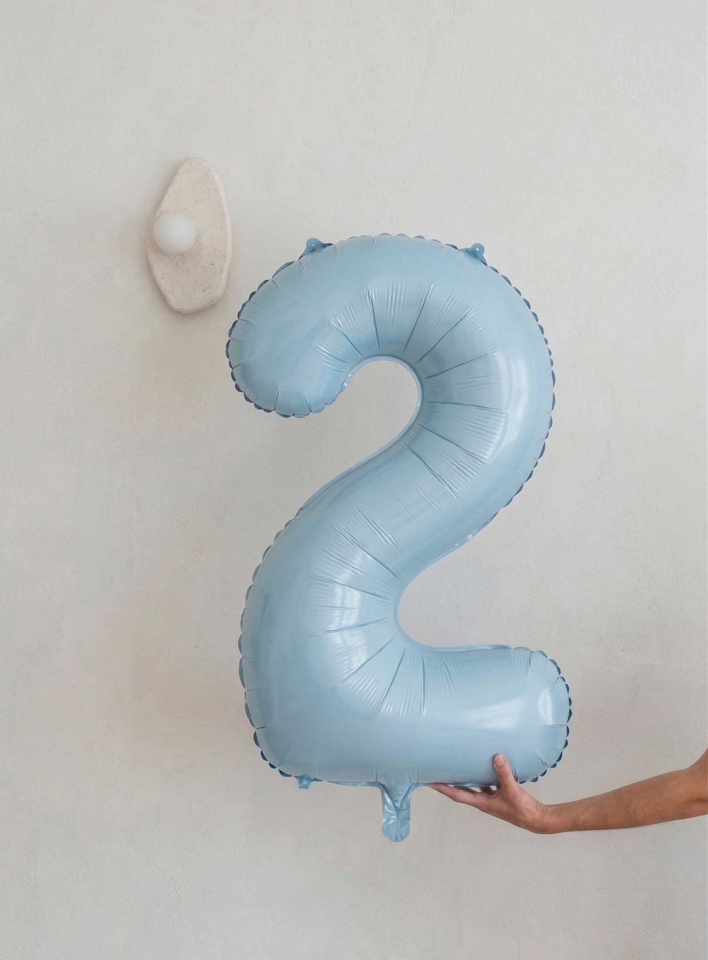Foil Number Balloons – Tide Blue