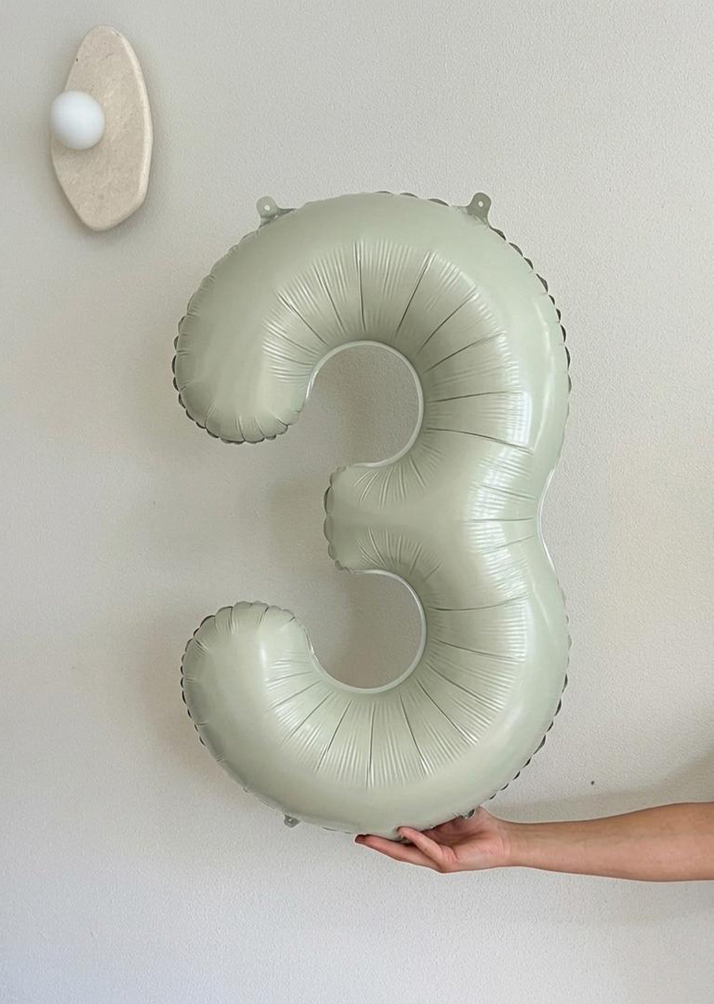 Foil Number Balloons – Milk