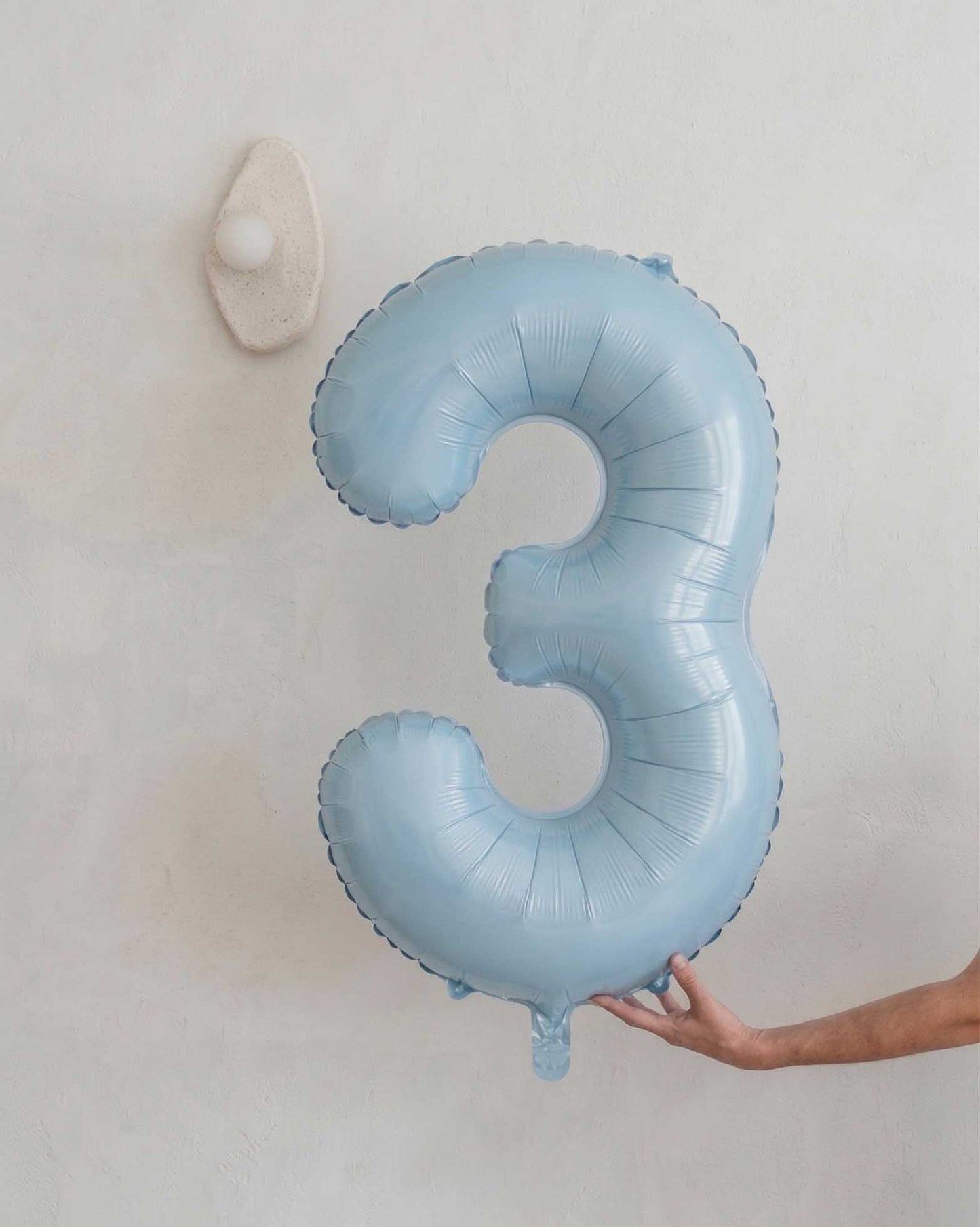 Foil Number Balloons – Tide Blue