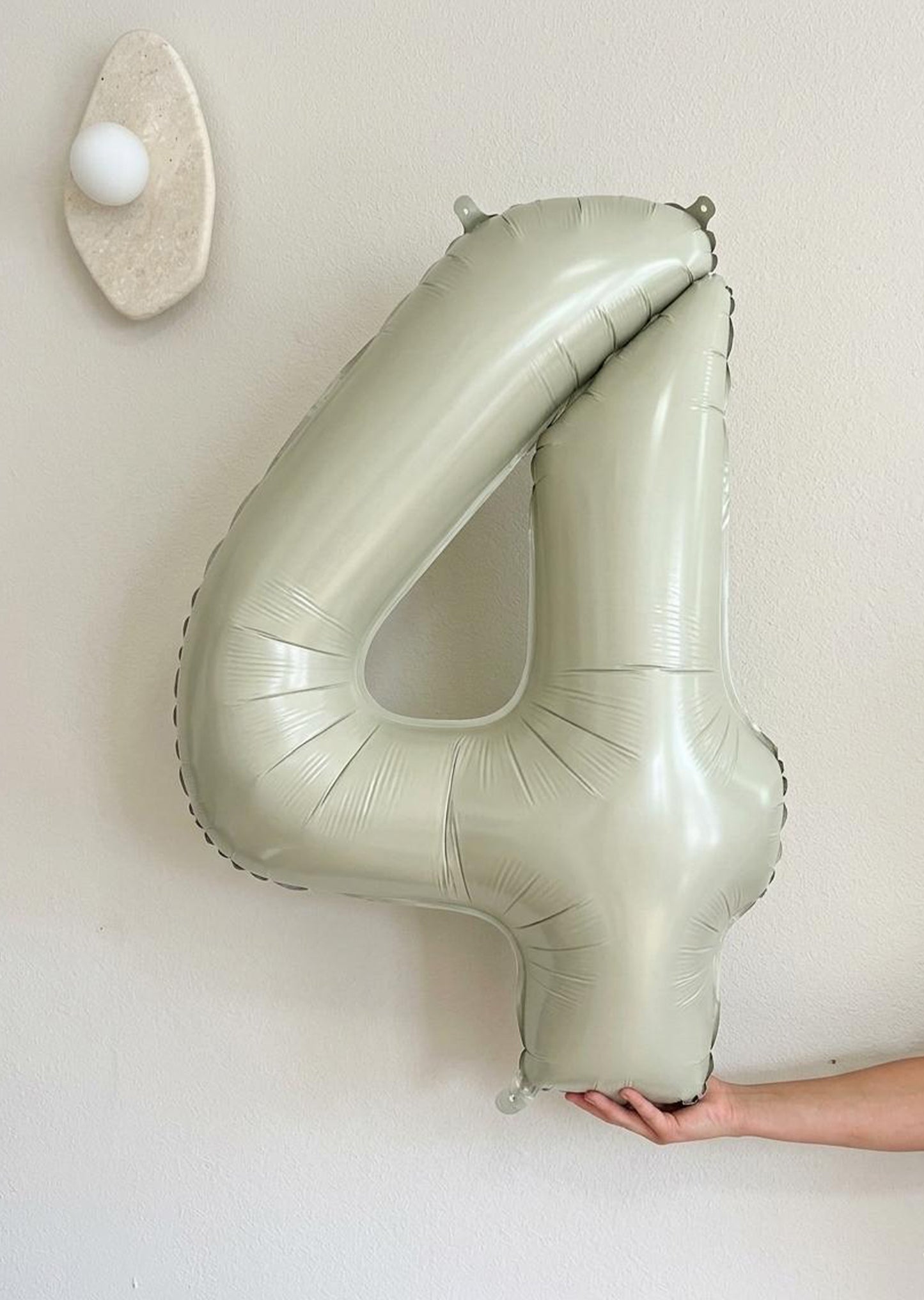 Foil Number Balloons – Milk