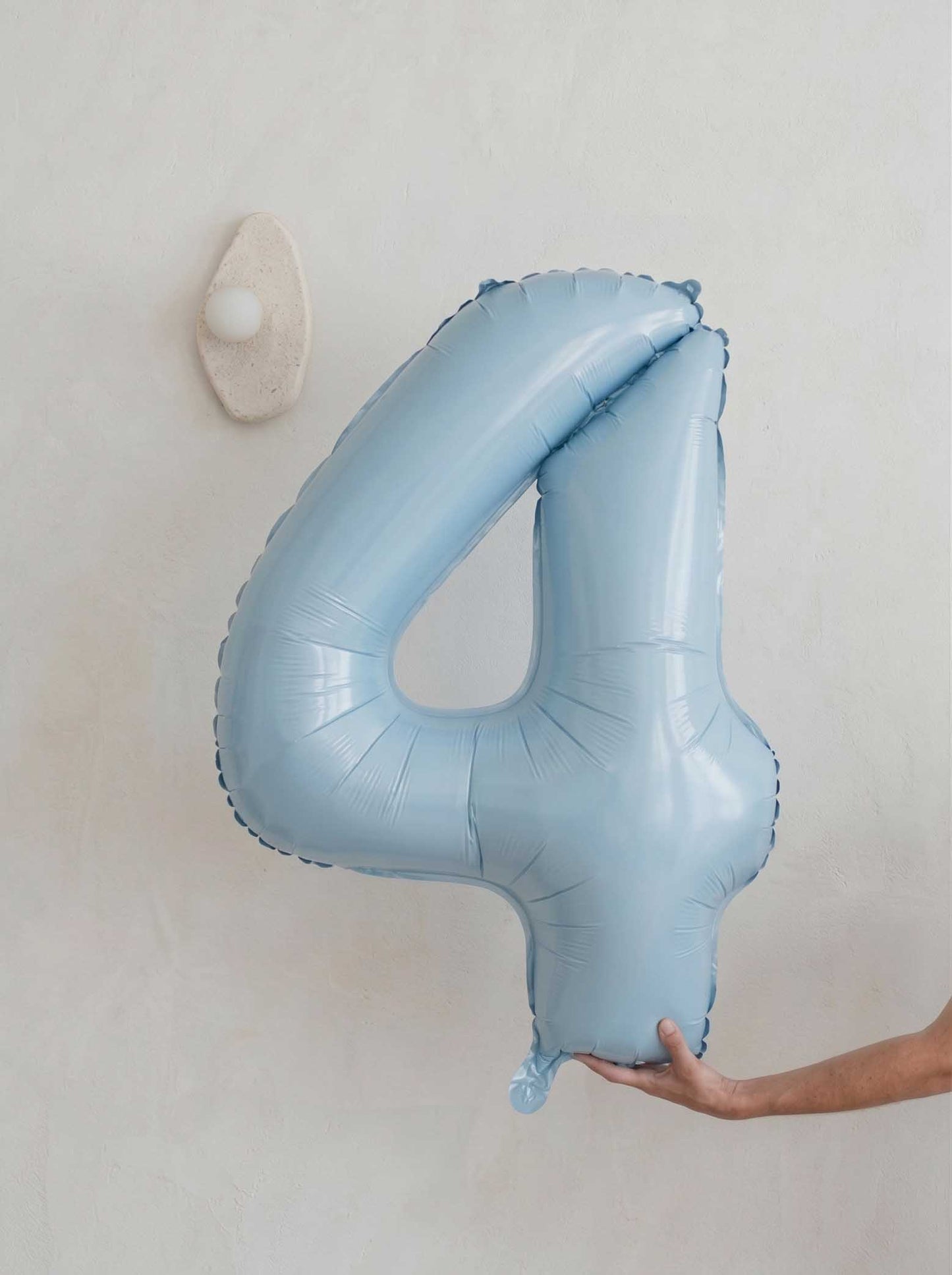 Foil Number Balloons – Tide Blue