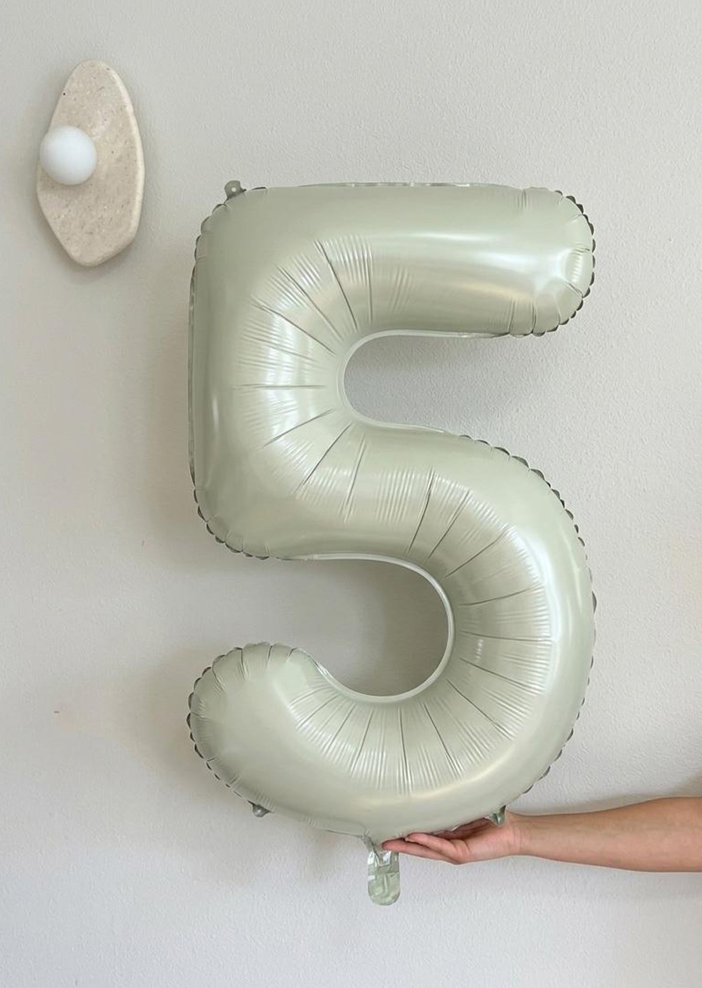 Foil Number Balloons – Milk