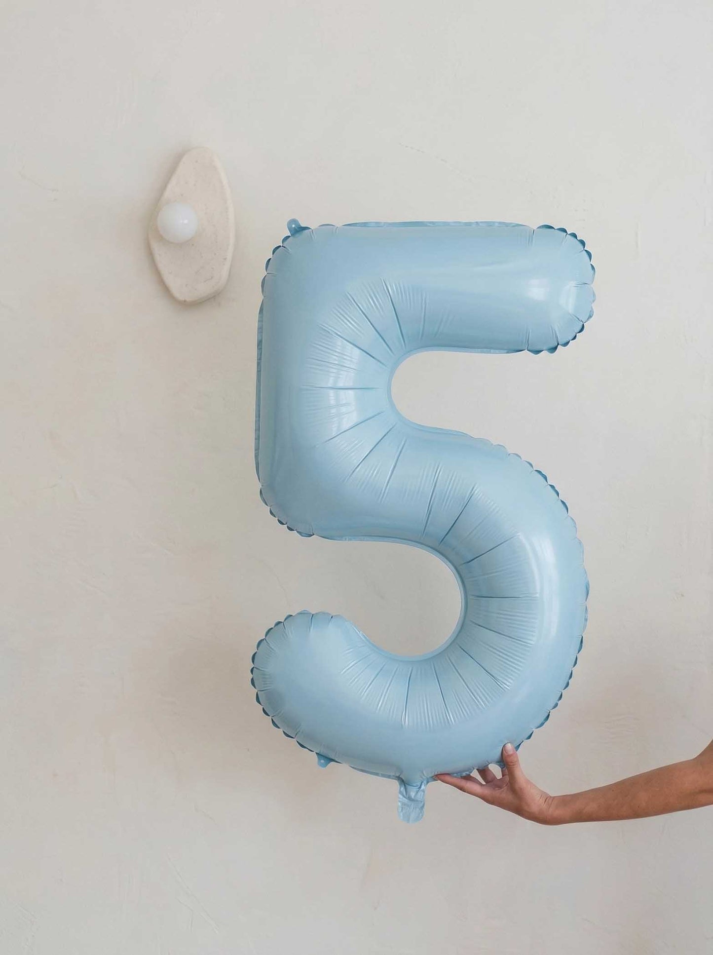 Foil Number Balloons – Tide Blue