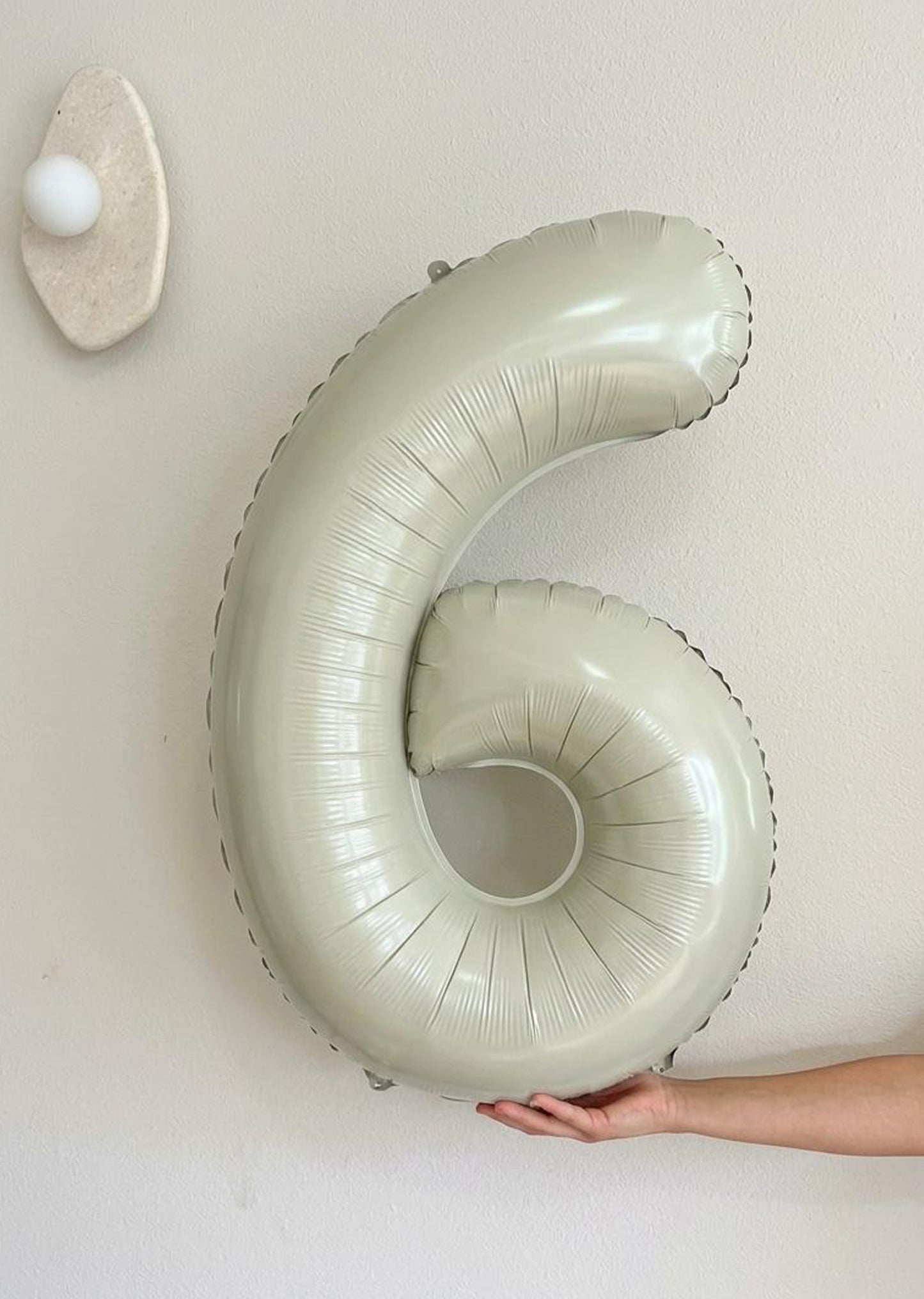 Foil Number Balloons – Milk