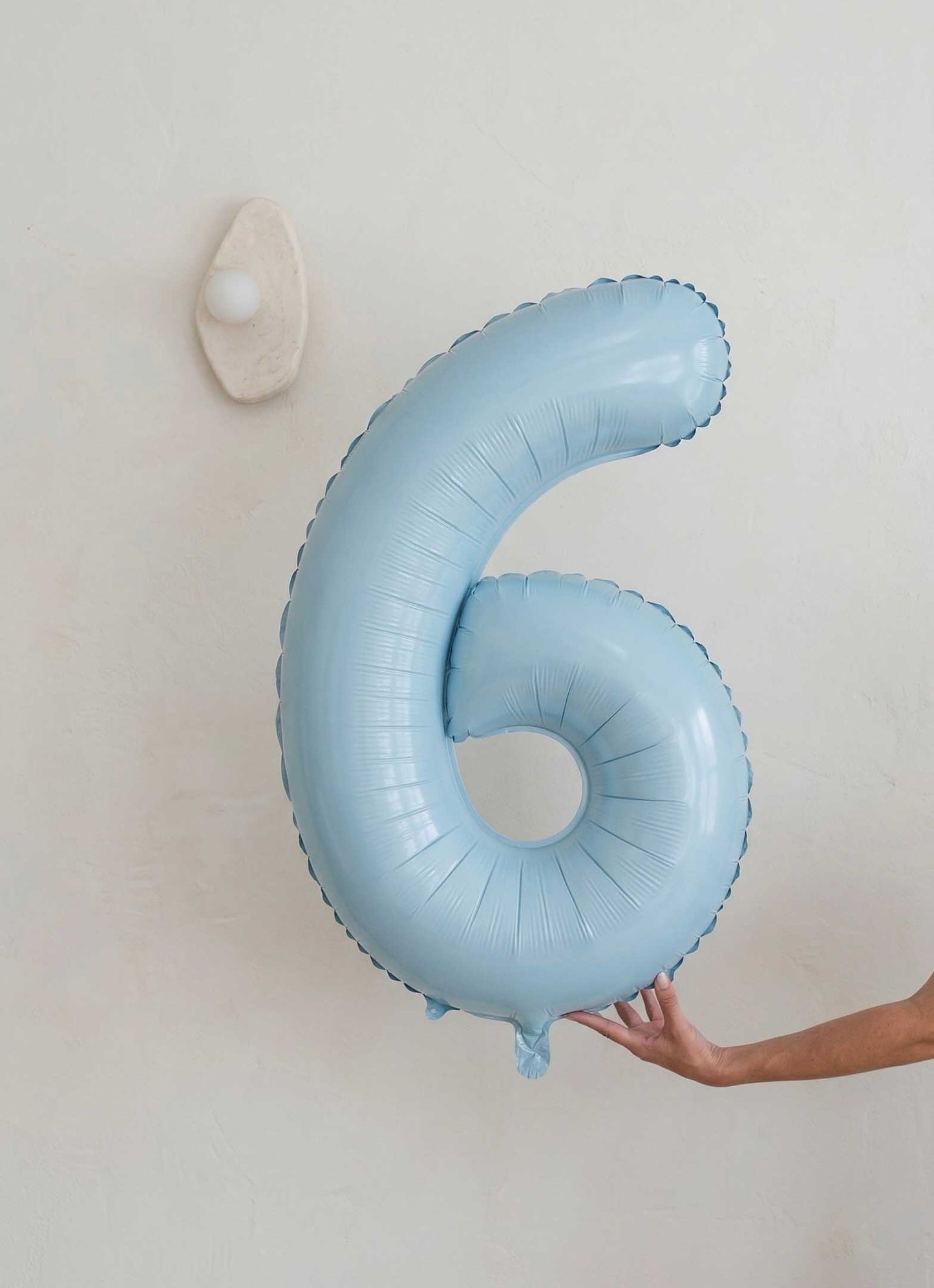 Foil Number Balloons – Tide Blue