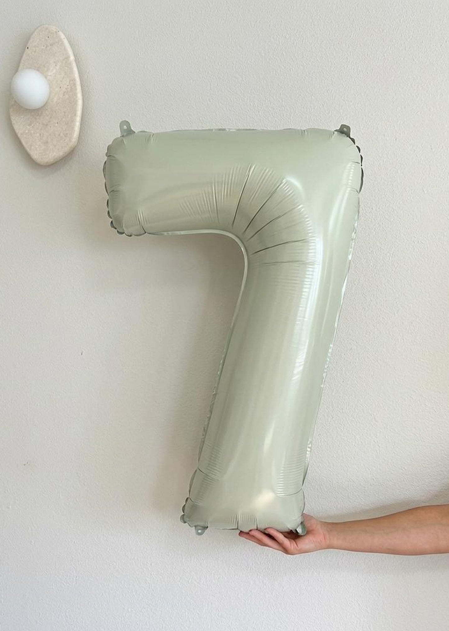 Foil Number Balloons – Milk
