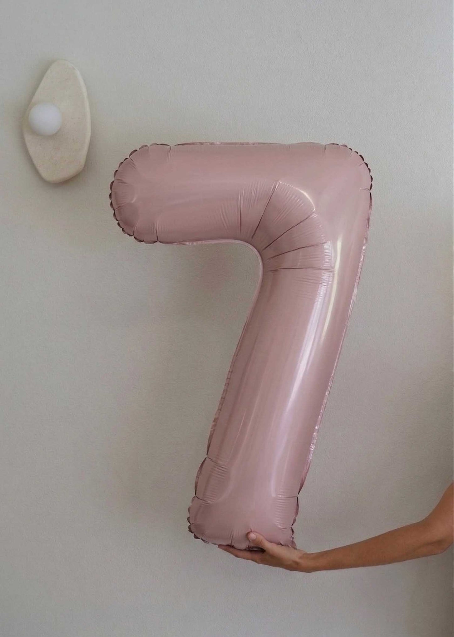 Foil Number Balloons – Poppy Pink
