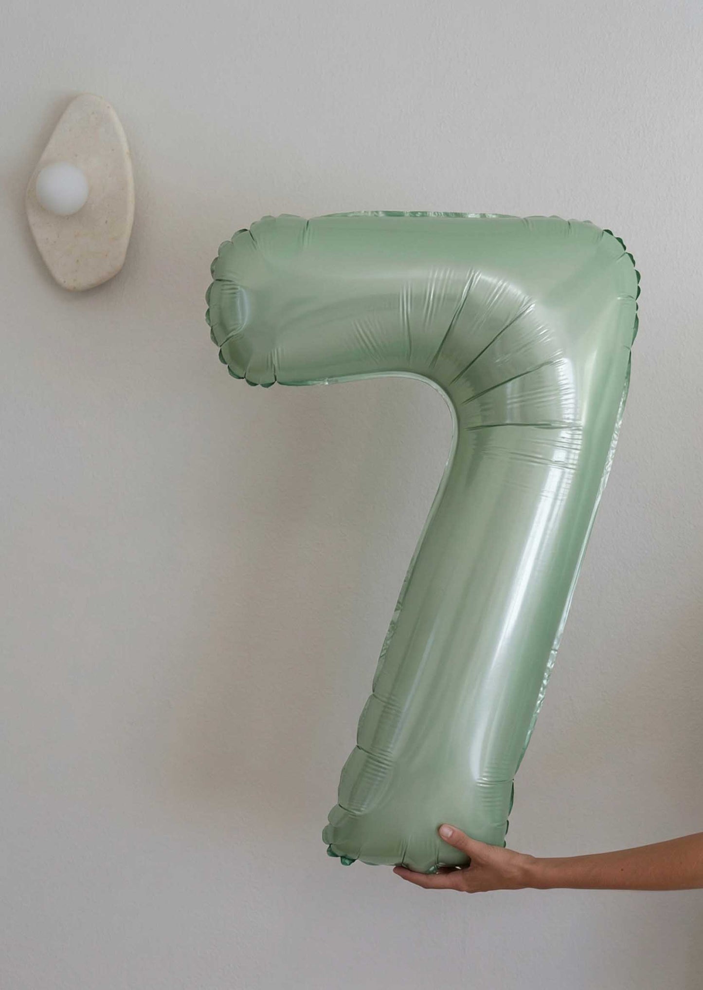 Foil Number Balloons – Sage Green