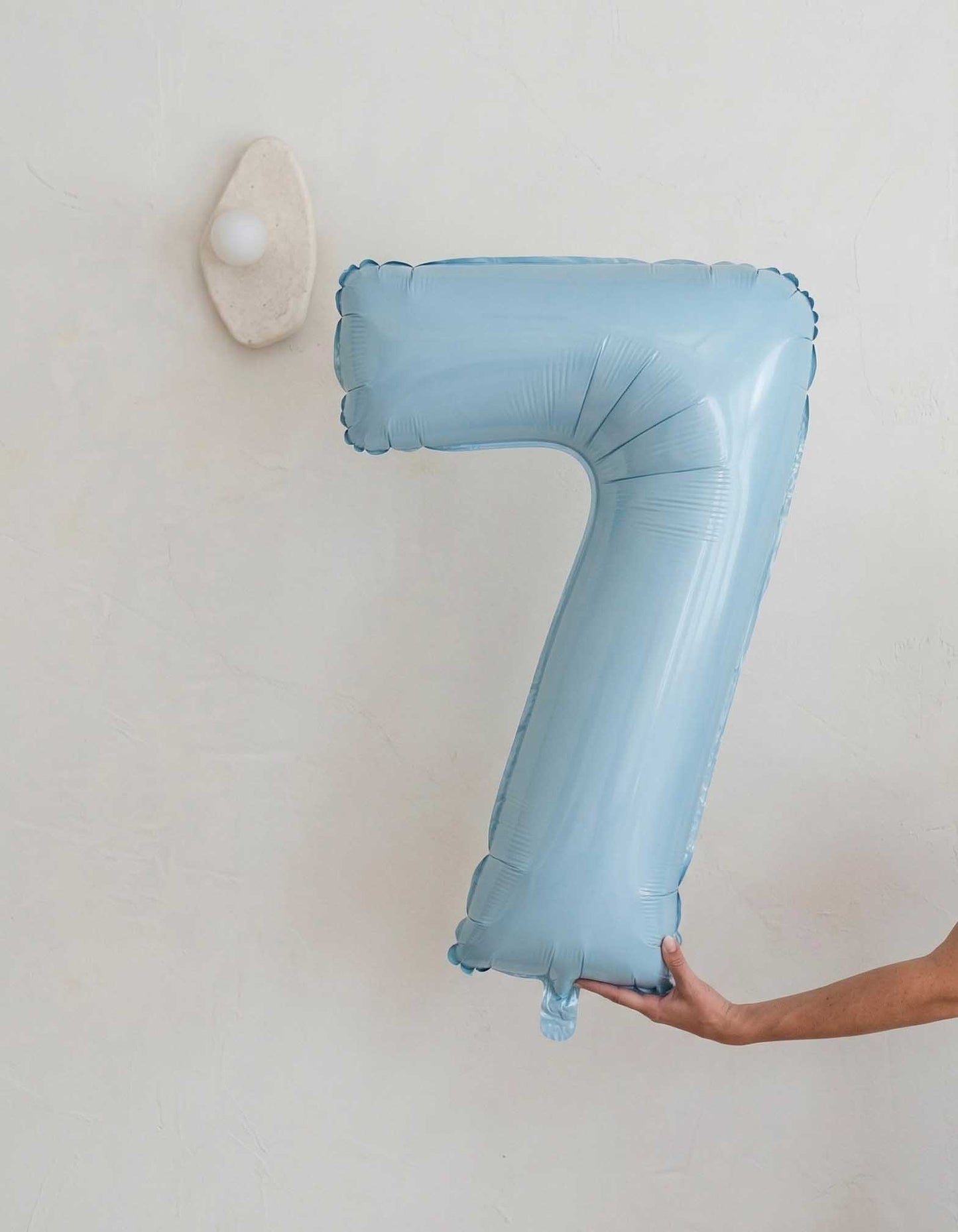 Foil Number Balloons – Tide Blue