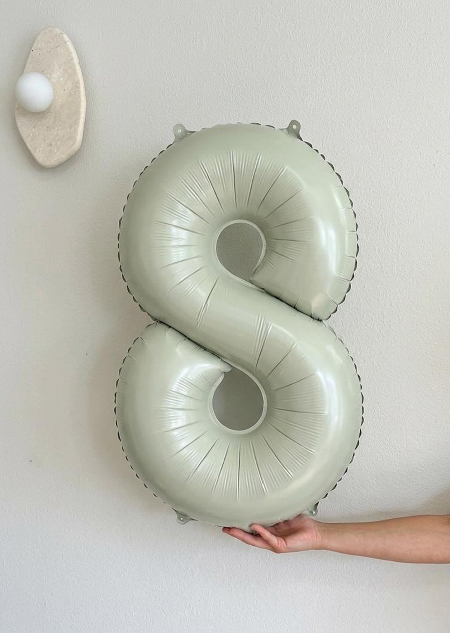 Foil Number Balloons – Milk