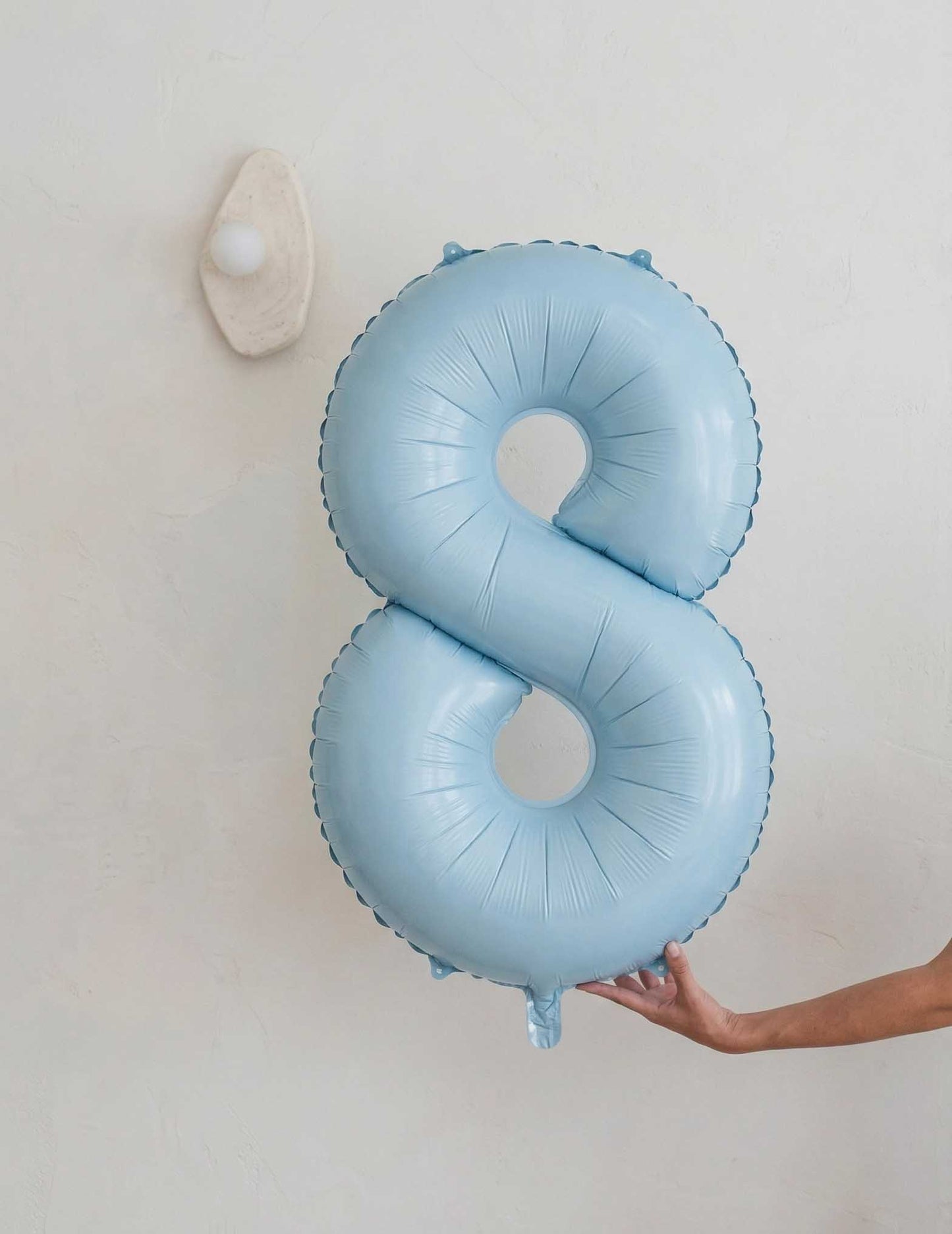 Foil Number Balloons – Tide Blue