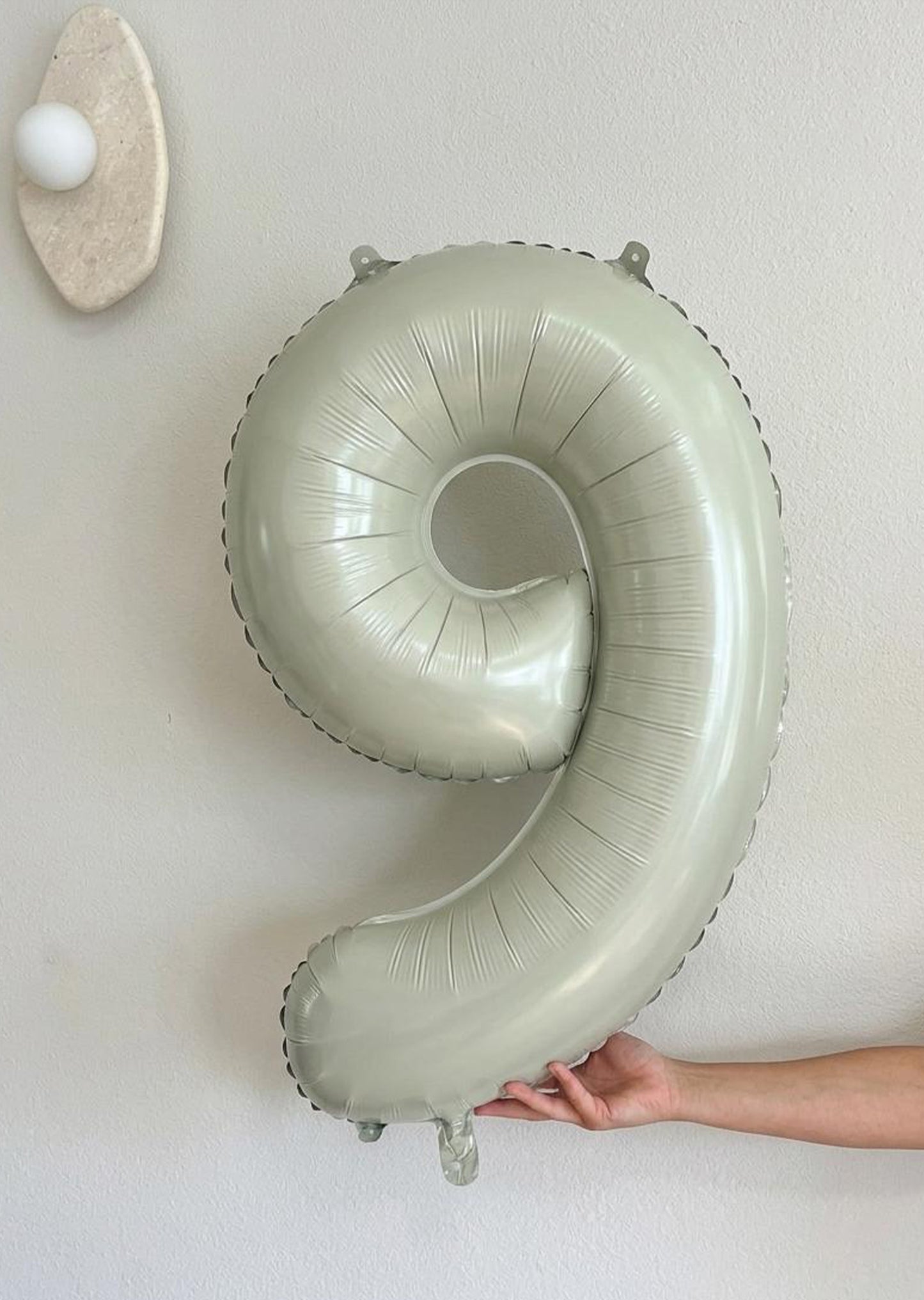 Foil Number Balloons – Milk