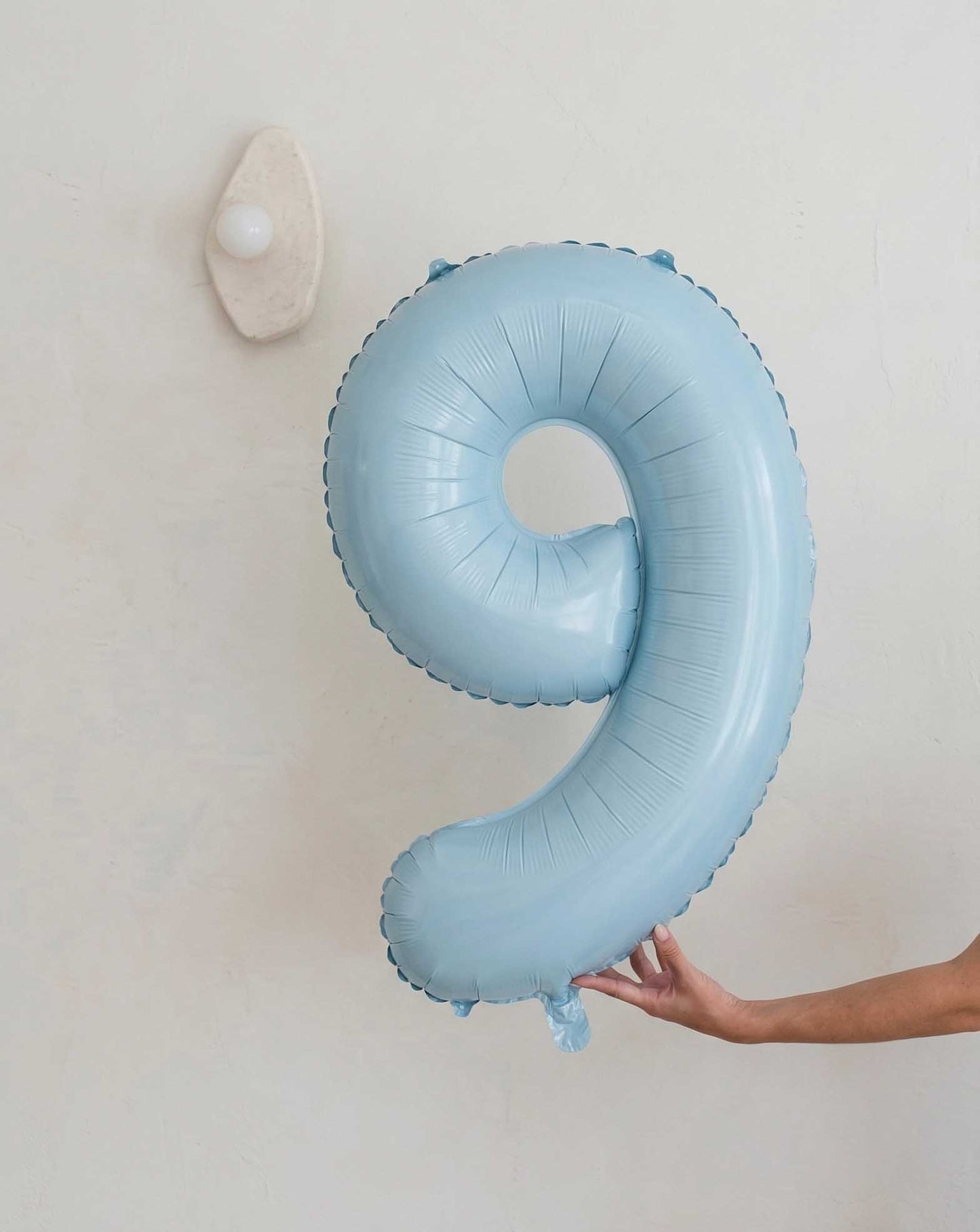 Foil Number Balloons – Tide Blue